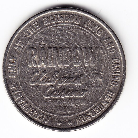 Rainbow Club & Casino Henderson, NV One Dollar Gaming Token (b18) - Picture 1 of 2